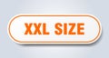 xxl size sticker. Royalty Free Stock Photo