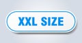 xxl size sticker. Royalty Free Stock Photo