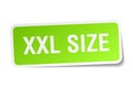 xxl size sticker Royalty Free Stock Photo