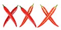 Xxx made from red hot chilli peppers