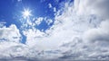 XXXL Blue Sky panorama Royalty Free Stock Photo