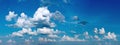 XXXL panorama of blue sky with clouds