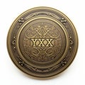 Xxy: A Hyperrealistic Gamercore Cryptidcore Gold Ornate Design