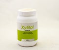 Xylitol sweetener isolated on a clear background