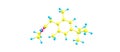 Xylometazoline molecular structure isolated on white Royalty Free Stock Photo