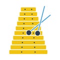 Xylophone Icon Royalty Free Stock Photo