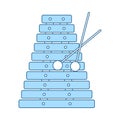 Xylophone Icon Royalty Free Stock Photo