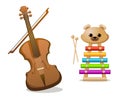 Musical instruments for playing music