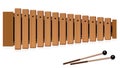 Xylophone Wooden Musical Instrument Royalty Free Stock Photo