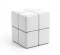 XYZ 3D coordinate axis, featuring a 10x10 blank grid on a white background, depicted with black lines