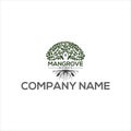 HOME TREE Creative Unique abstract modern geometric vector symbol font logo design Royalty Free Stock Photo