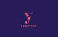 Y company small letter logo icon design