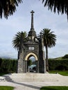 New Zealand: Akaroa historic stone war memorial