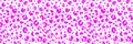 Vector y2k aesthetic barbiecore seamless leopard pattern. Luxury wildlife glamour pink repeat. Jaguar fur safari seamless backdrop Royalty Free Stock Photo