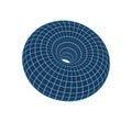 Y2k 3d Wireframe Torus
