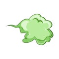 y smell fart cartoon vector illustration