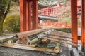 YÃÂ«toku Inari Shrine was prepared for cleaning the faith. Mouth and hands before entering the court and to the cleanliness