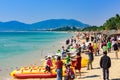 Ya Long Bay beach, Hainan Island, China Royalty Free Stock Photo