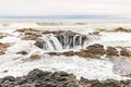 Thor`s Well on the Oregon coast Royalty Free Stock Photo