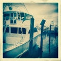 Yacht berthed in the harbor at Destin Florida