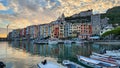 Yacht and boat mooring in the bay of Montecatini, Italy