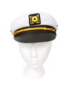 Yacht Captain Hat Isolated with a Clipping Path Royalty Free Stock Photo