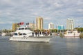 Yacht in St. Petersburg, Florida, USA Royalty Free Stock Photo