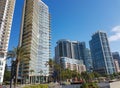 Yacht Club in Beirut. View of the beautiful high-rise buildings in Zaitunai Bay in Beirut, Lebanon Royalty Free Stock Photo