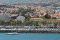 Yacht-club and city. Funchal, Madeira, Portugal Royalty Free Stock Photo