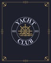 Yacht club label