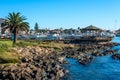 Yacht club in Punta del Este harbor, Uruguay Royalty Free Stock Photo