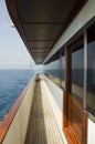 Yacht deck