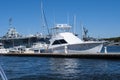 Yacht at dock Royalty Free Stock Photo
