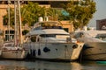 Yacht docking in Palma bay