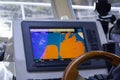 Yacht GPS Navigation System Royalty Free Stock Photo