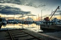 Yacht harbor, Aalborg, Denmark Royalty Free Stock Photo