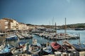 yacht harbor of beautiful Saint Tropez, french riviera Royalty Free Stock Photo