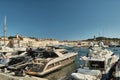 yacht harbor of beautiful Saint Tropez, french riviera Royalty Free Stock Photo