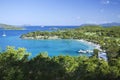 Yacht harbor in the Caribbean Royalty Free Stock Photo