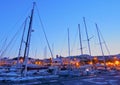 Yacht Harbour in Horta on Faial Island