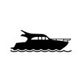 Yacht icon vector