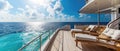 Yacht Life Relaxing On The Deck With A Panoramic Ocean View