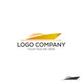 Yacht logo. Simple illustration of yacht vector icon for web