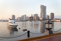 Yacht in Manila Bay, Harbour Square, Philippines