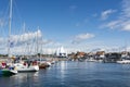 Yacht marina Hel Poland Royalty Free Stock Photo