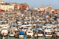 Yacht marina in UK port Royalty Free Stock Photo