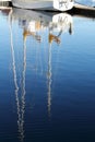 Yacht Mast reflection