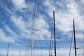 Ropes against blue sky Royalty Free Stock Photo