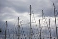 Yacht Masts And Sky