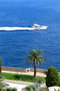 Yacht in Monte-Carlo, Monaco Royalty Free Stock Photo